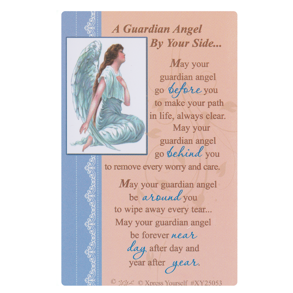 Keepsake Wallet Card Guardian Angel