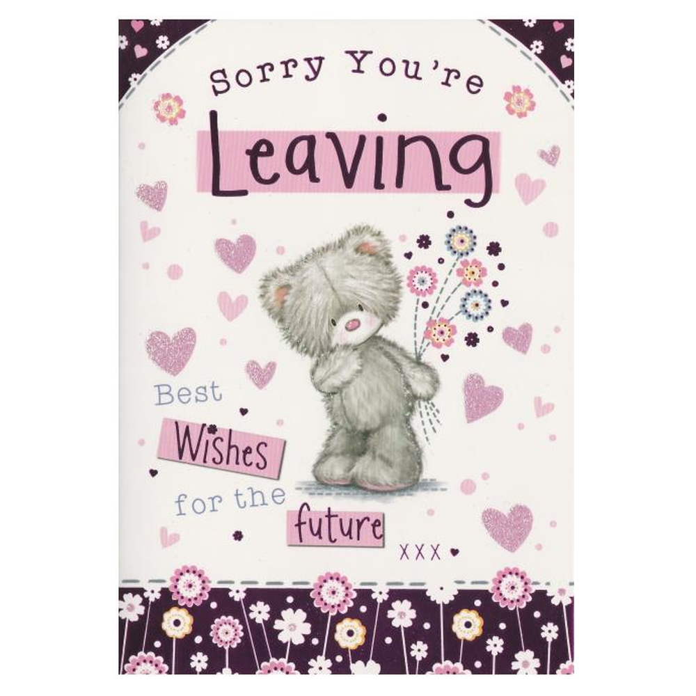 Leaving Card Bear