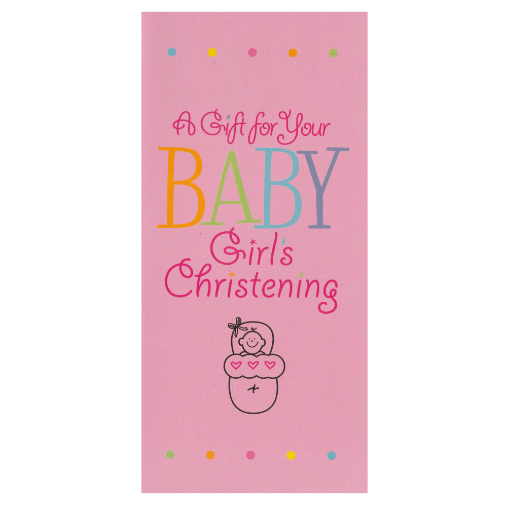 Money Wallet Christening Baby Girl