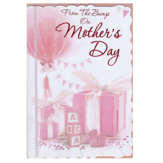 Mother's Day Card From the Bump Pink