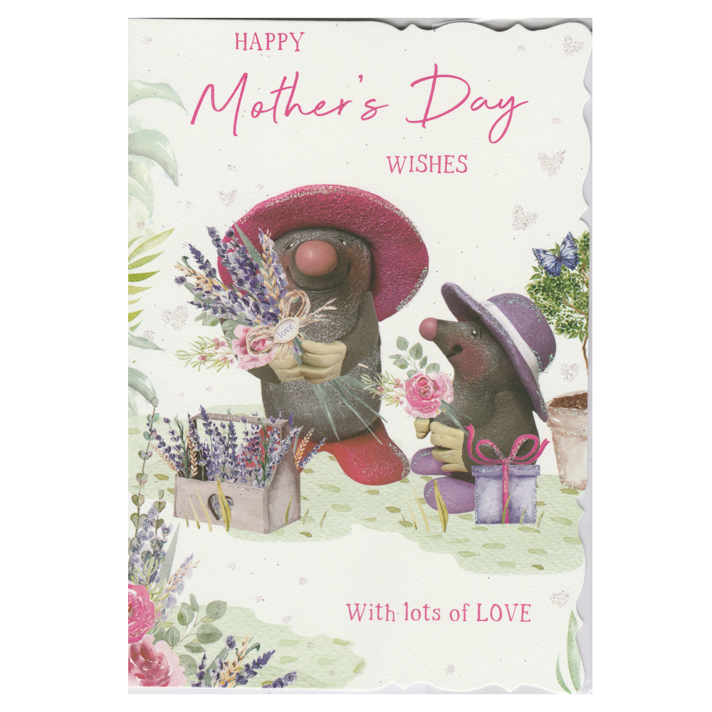 Mother's Day Card Gardening Moles