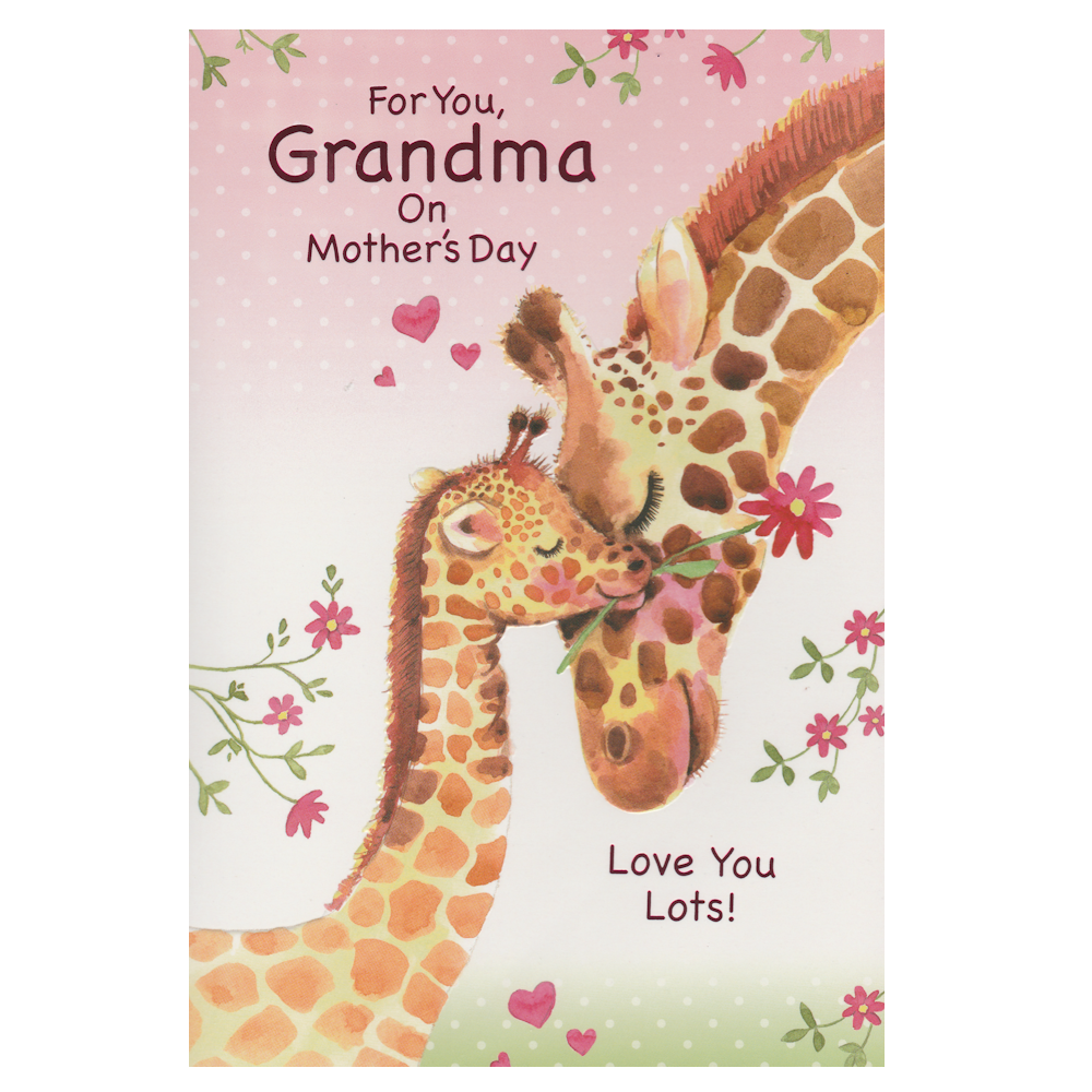 Mother's Day Card Grandma Giraffe