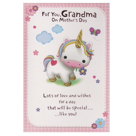 Mother's Day Card Grandma Unicorn