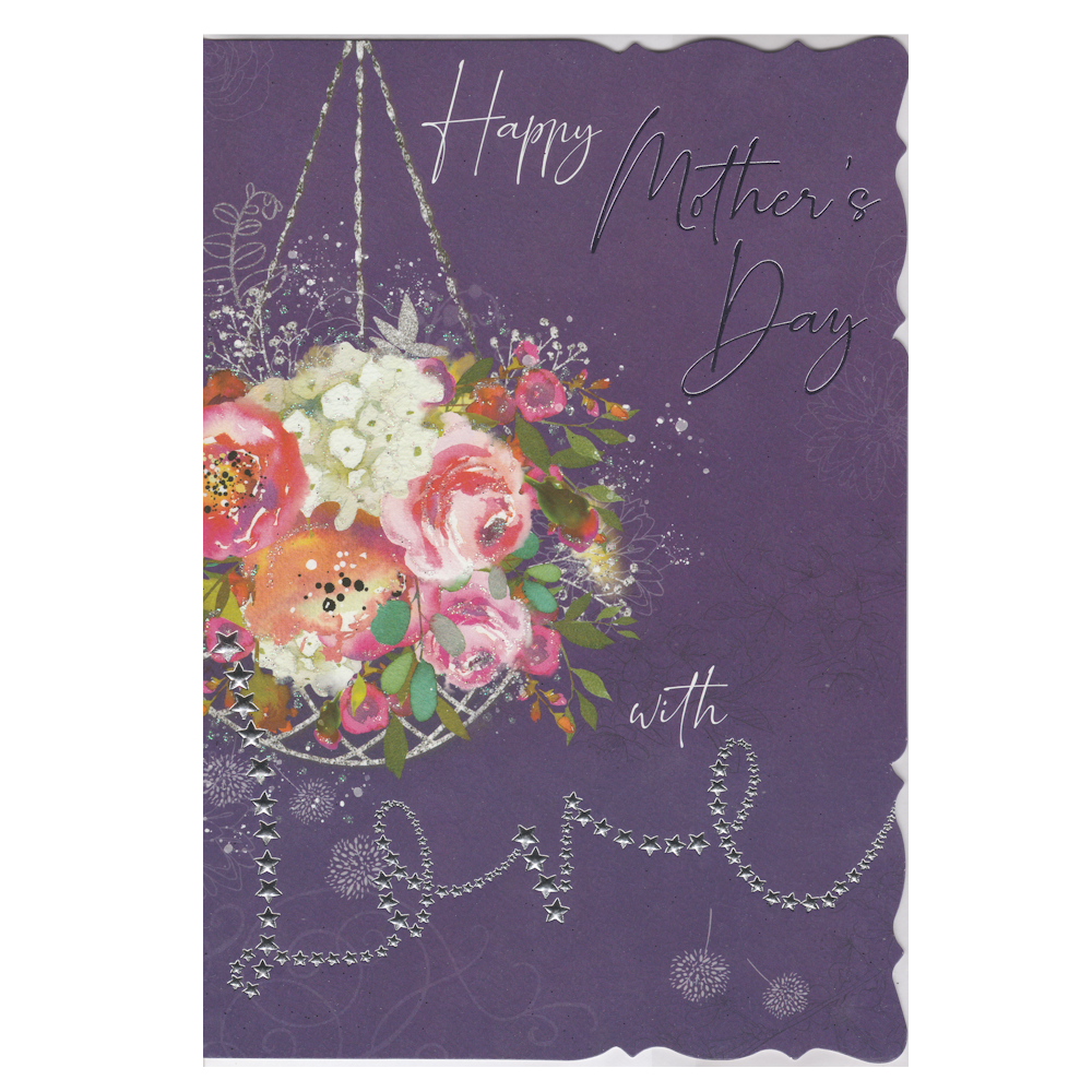 Mother's Day Card Hanging Basket