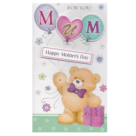 Mother's Day Card Mum Balloons