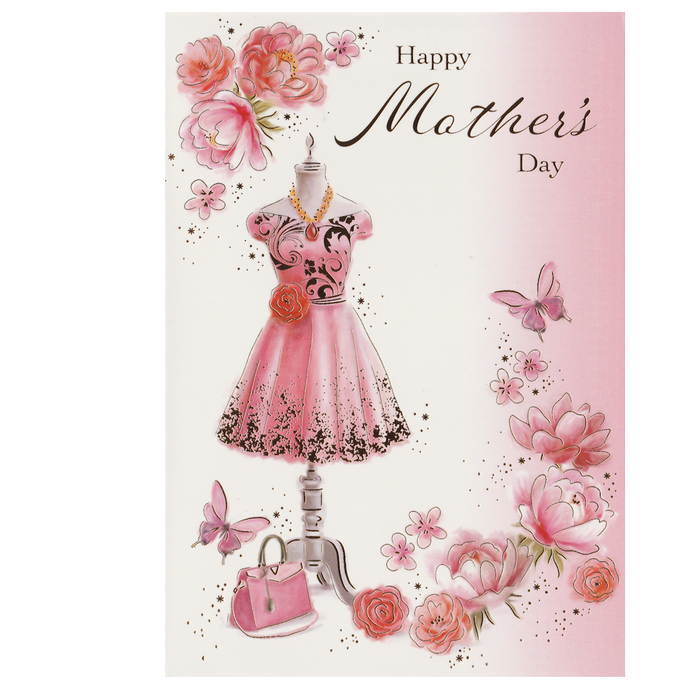 Mother's Day Card Pretty Dress