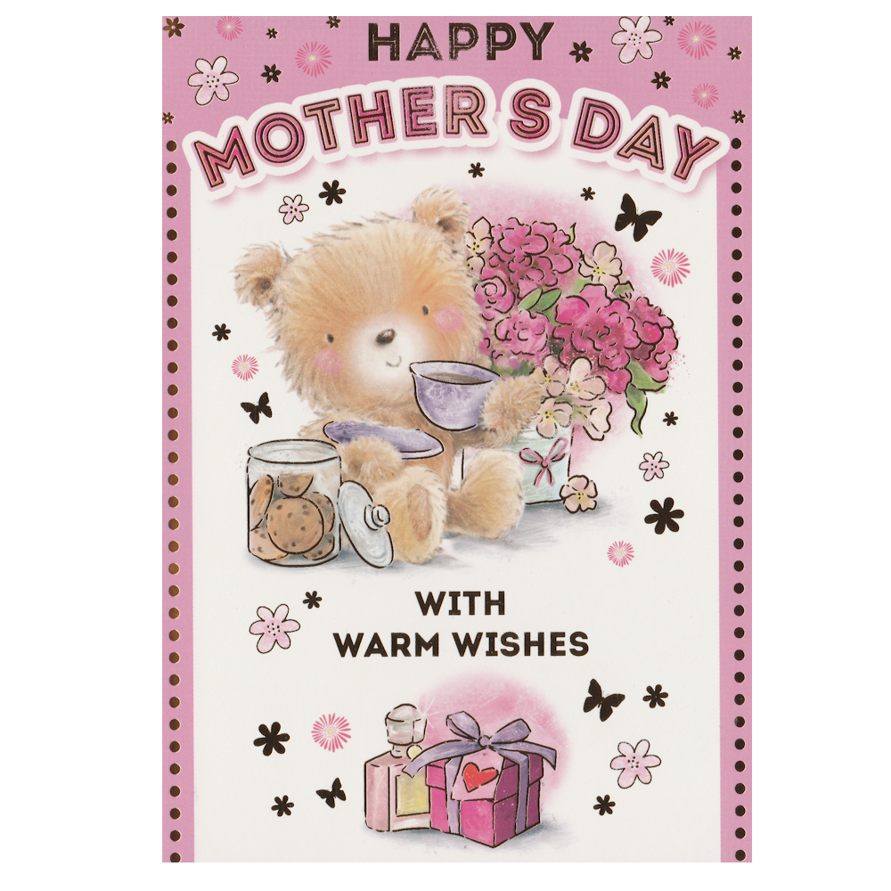 Mother's Day Card Tea & Biscuits