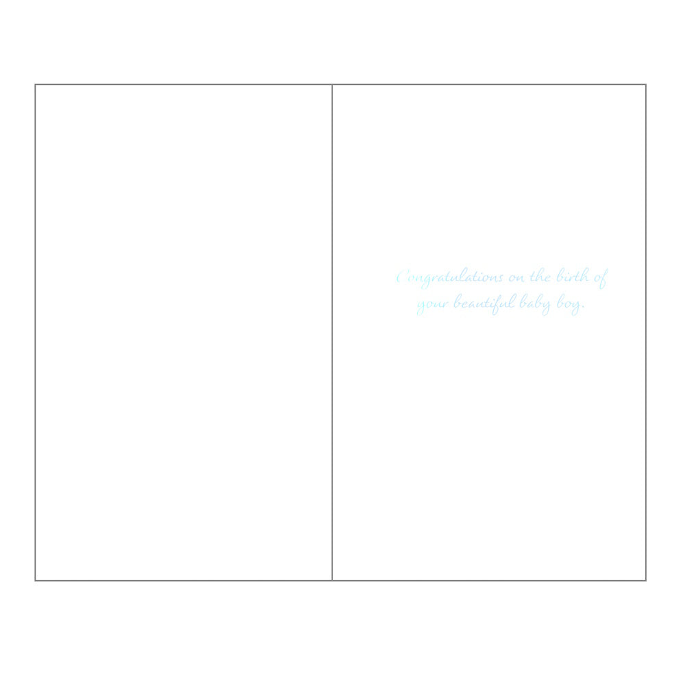 Baby Card Baby Boy Crib