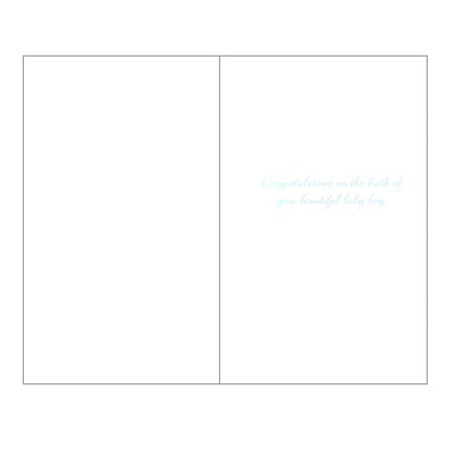 Baby Card Baby Boy Crib