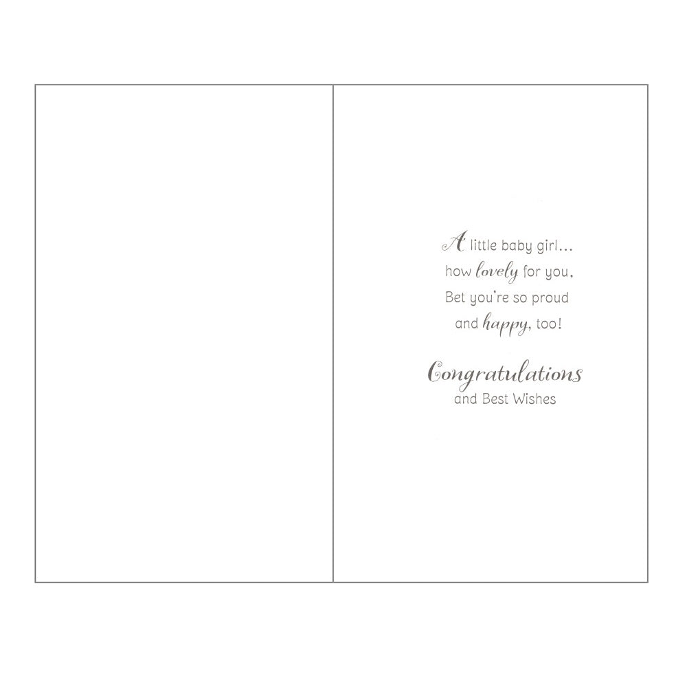 Baby Card Baby Girl Gorgeous