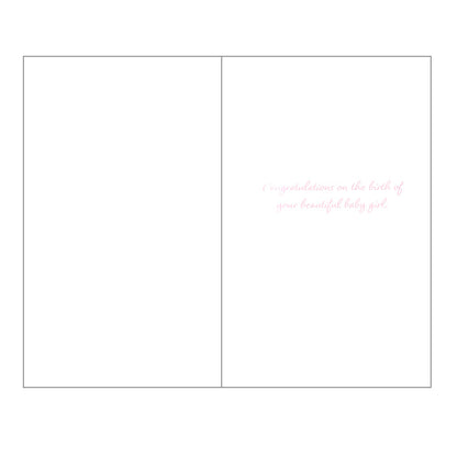 Baby Card Baby Girl Pram