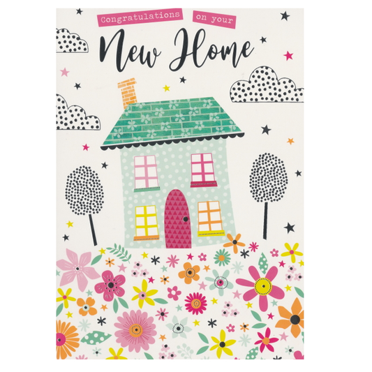 New Home Card House Garden