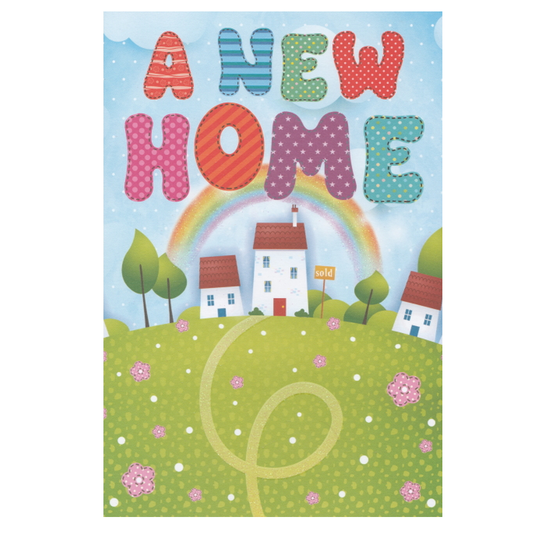 New Home Card Rainbow