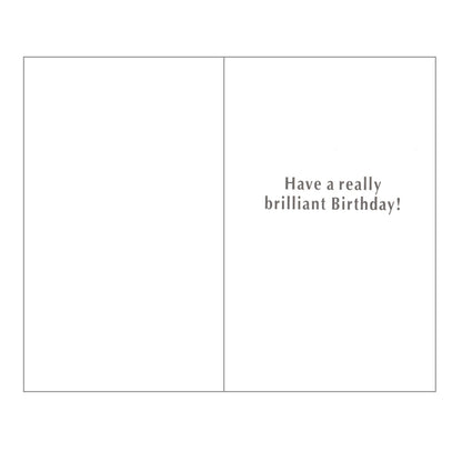 Front of this card features a cartoon image of a boy in a red shirt as a goalkeeper in front of a football net and the text 'With Love, SON Have A Great Time'.