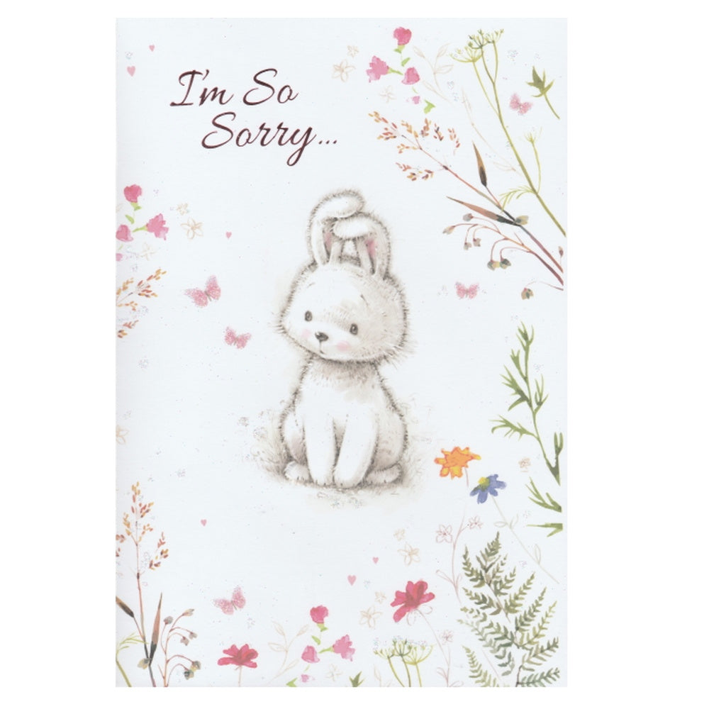 Sorry Card Rabbit - Racheal's Card Shop