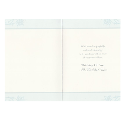 Sympathy Card Blue