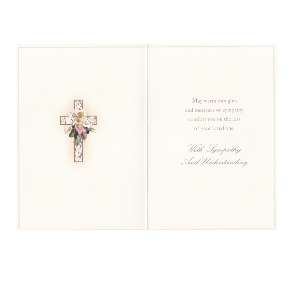 Sympathy Card Cross