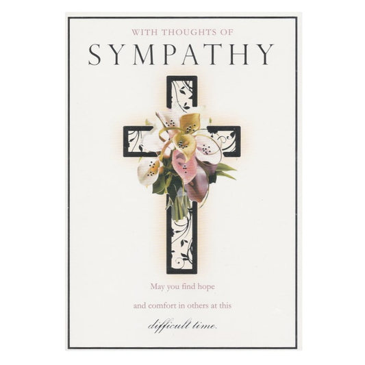 Sympathy Card Cross