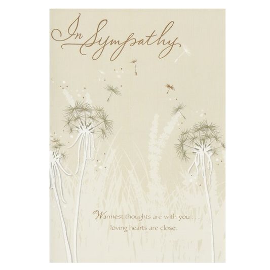 Sympathy Card Dandelion