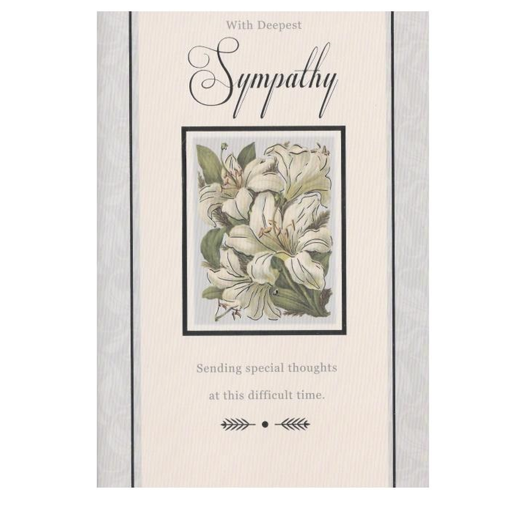 Sympathy Card Lily