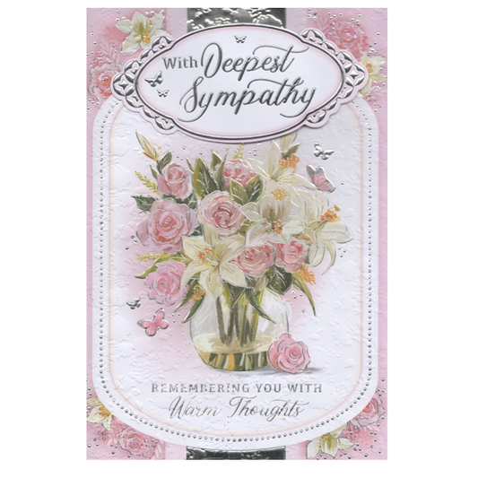 Sympathy Card Warm Thoughts