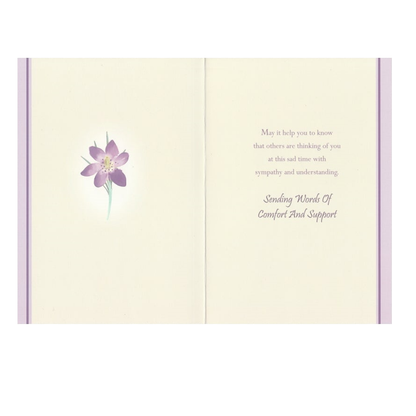 Sympathy Card With Deepest