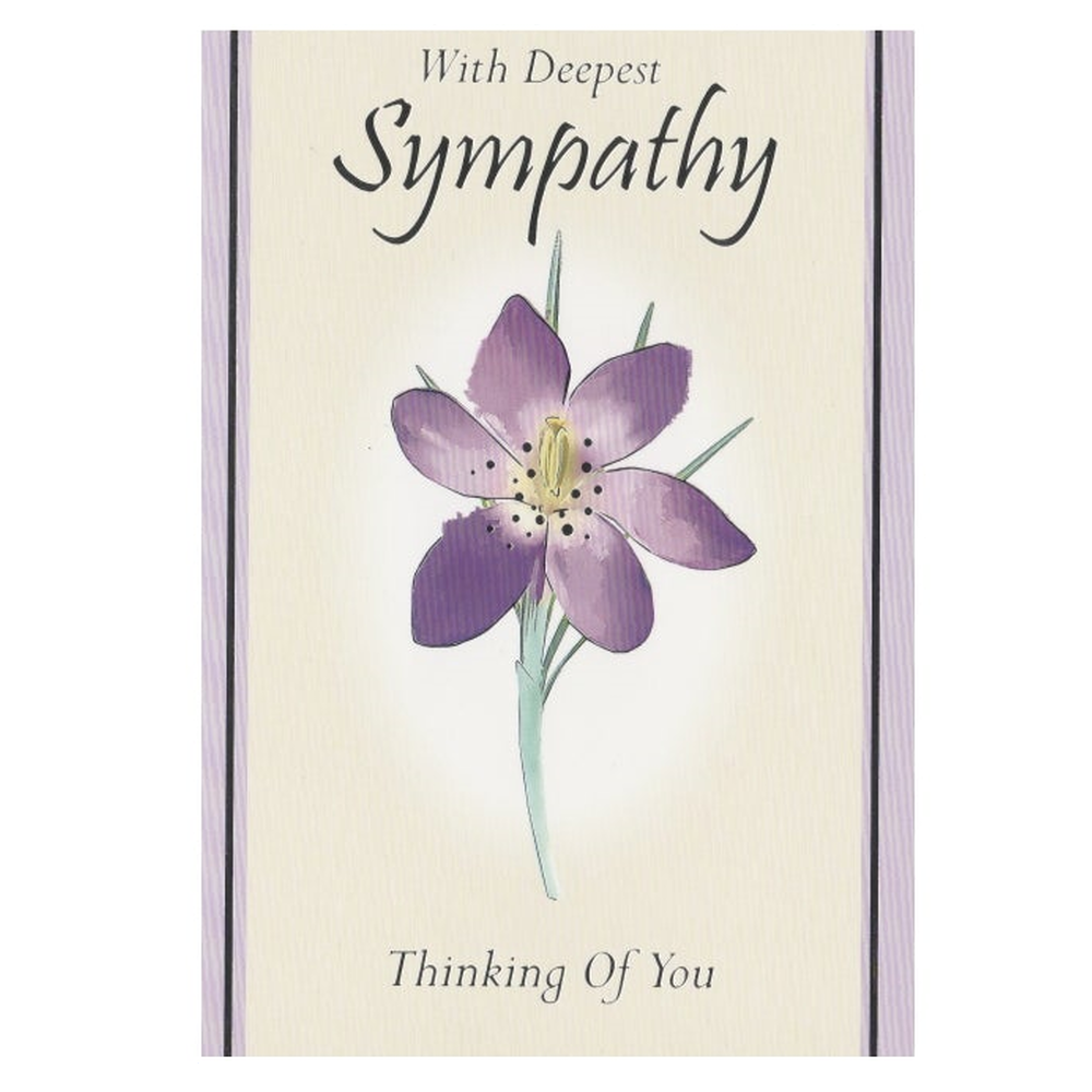 Sympathy Card With Deepest