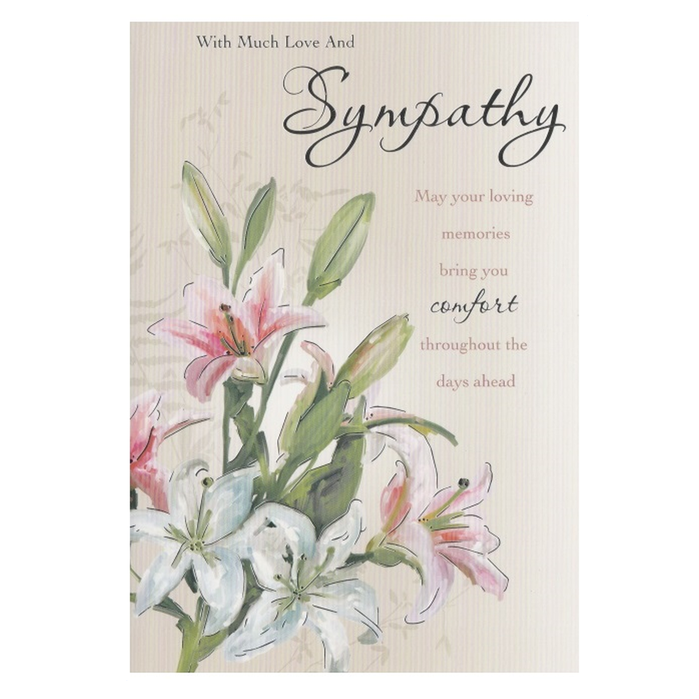 Sympathy Card With Much Love