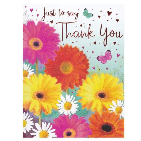 Thank You Card Flowers