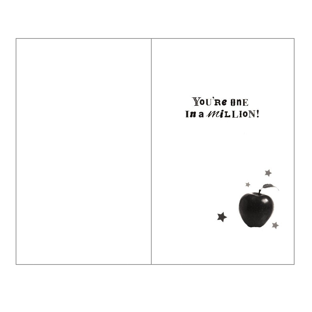 Thank You Teacher Card Apple