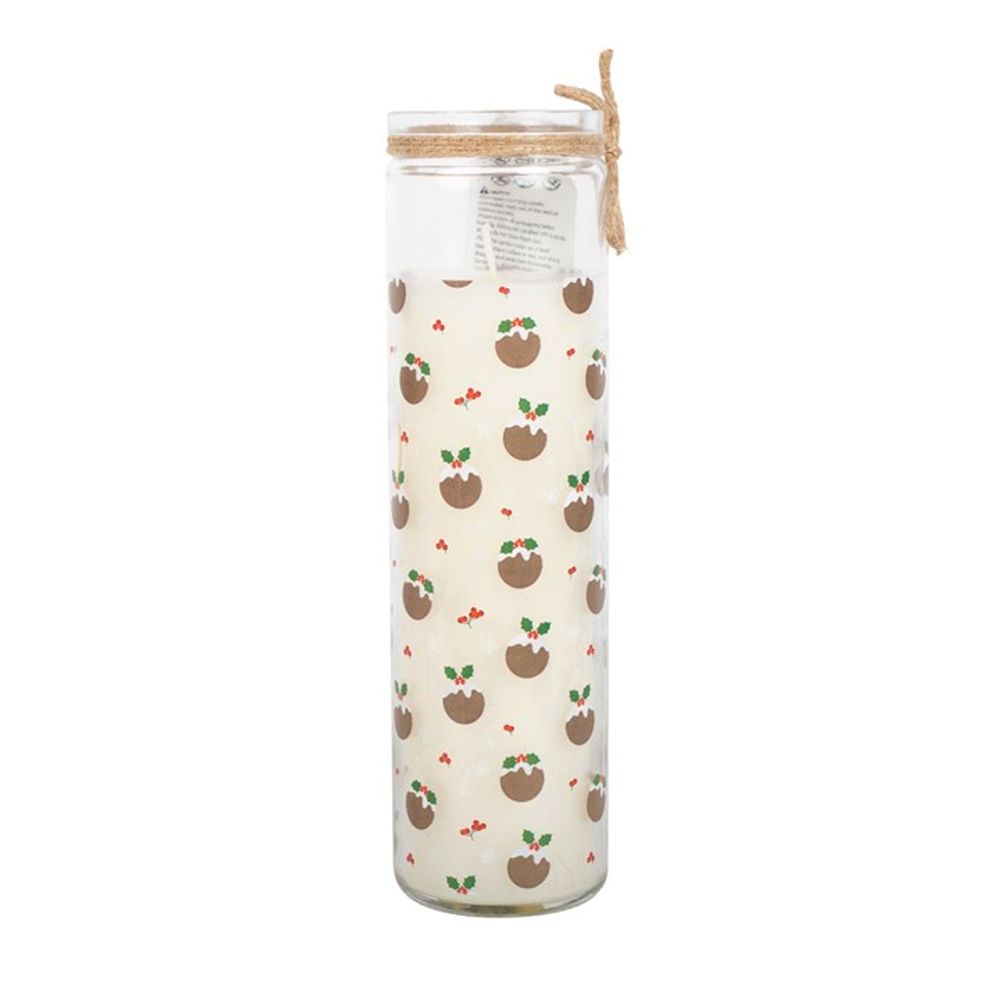 Christmas Pudding Advent Tube Candle