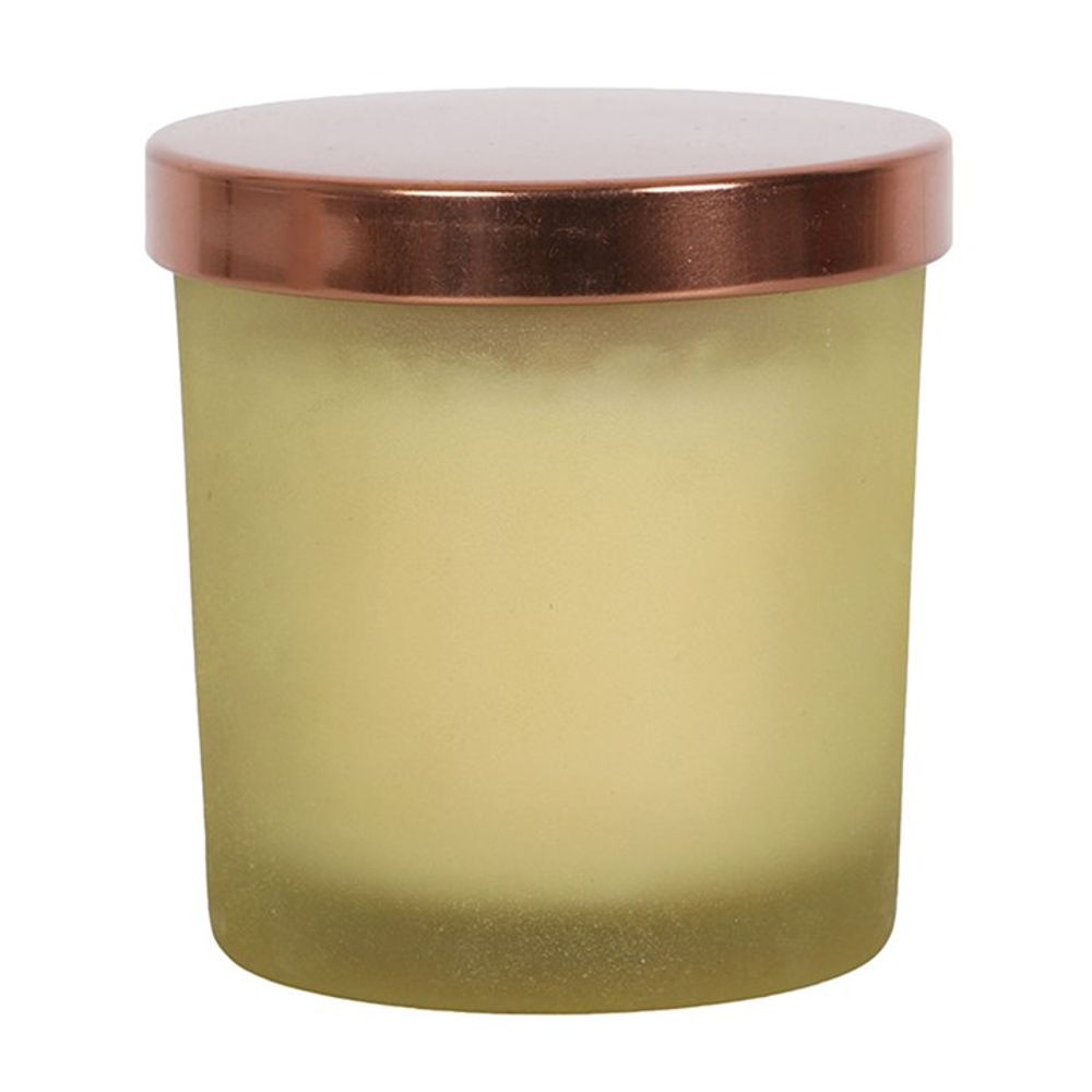 New Moon Wild Orange Manifestation Candle with Clear Quartz