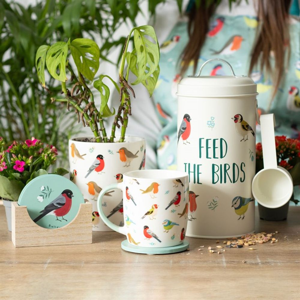 British Garden Birds Ceramic Plant Pot