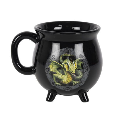 Mabon Colour Changing Cauldron Mug by Anne Stokes