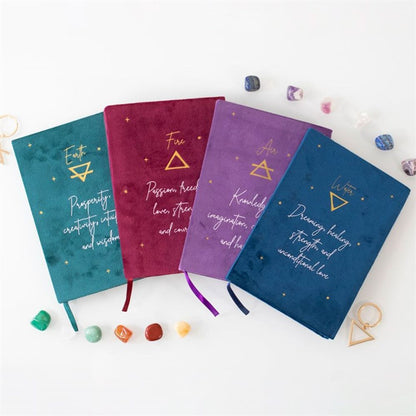 Earth Element Velvet A5 Notebook