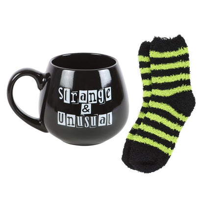 Strange & Unusual Mug and Socks Set