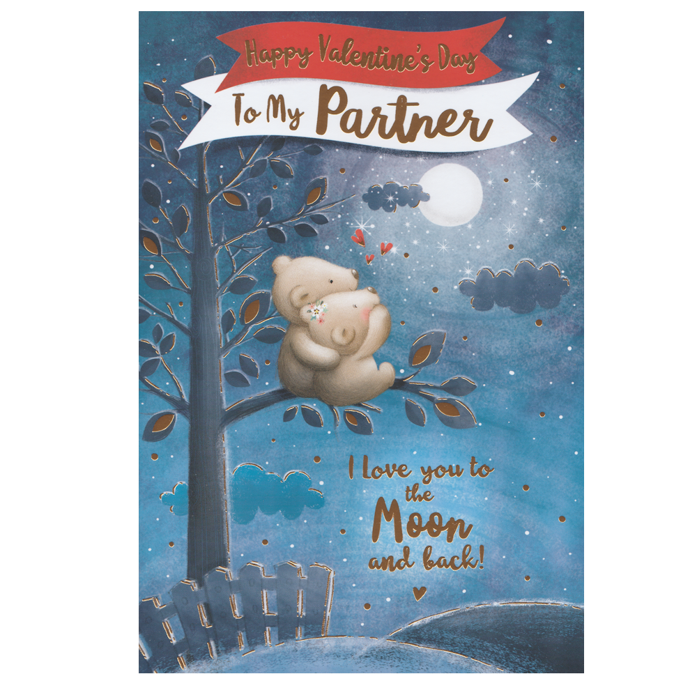 Valentine's Card Partner Moon & Back