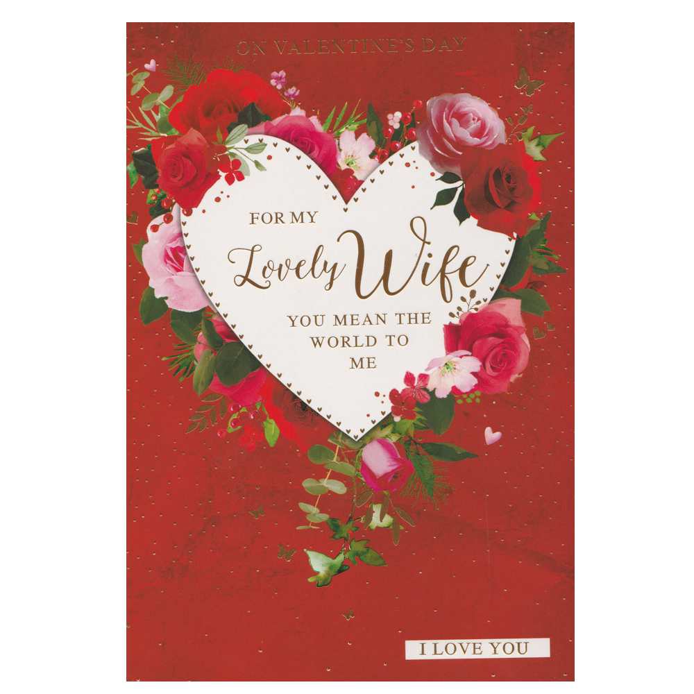 Valentine's Card Wife WORLD