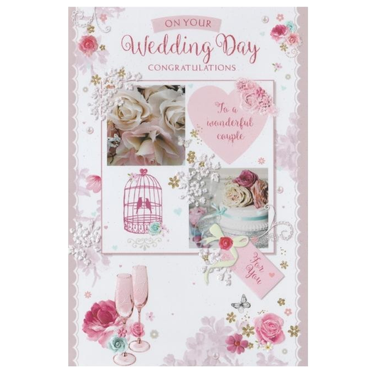 Wedding Card Bird Cage