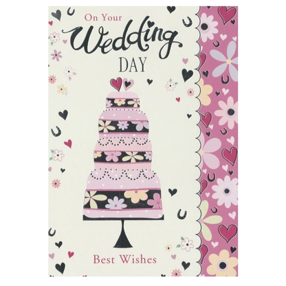 Wedding Card Cake