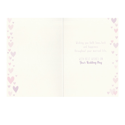 Wedding Card Hearts