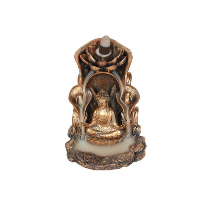 Bronze Buddha Backflow Incense Burner