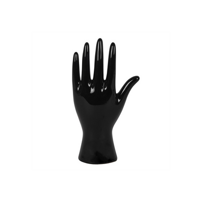 Black Ceramic Palmistry Hand Ornament