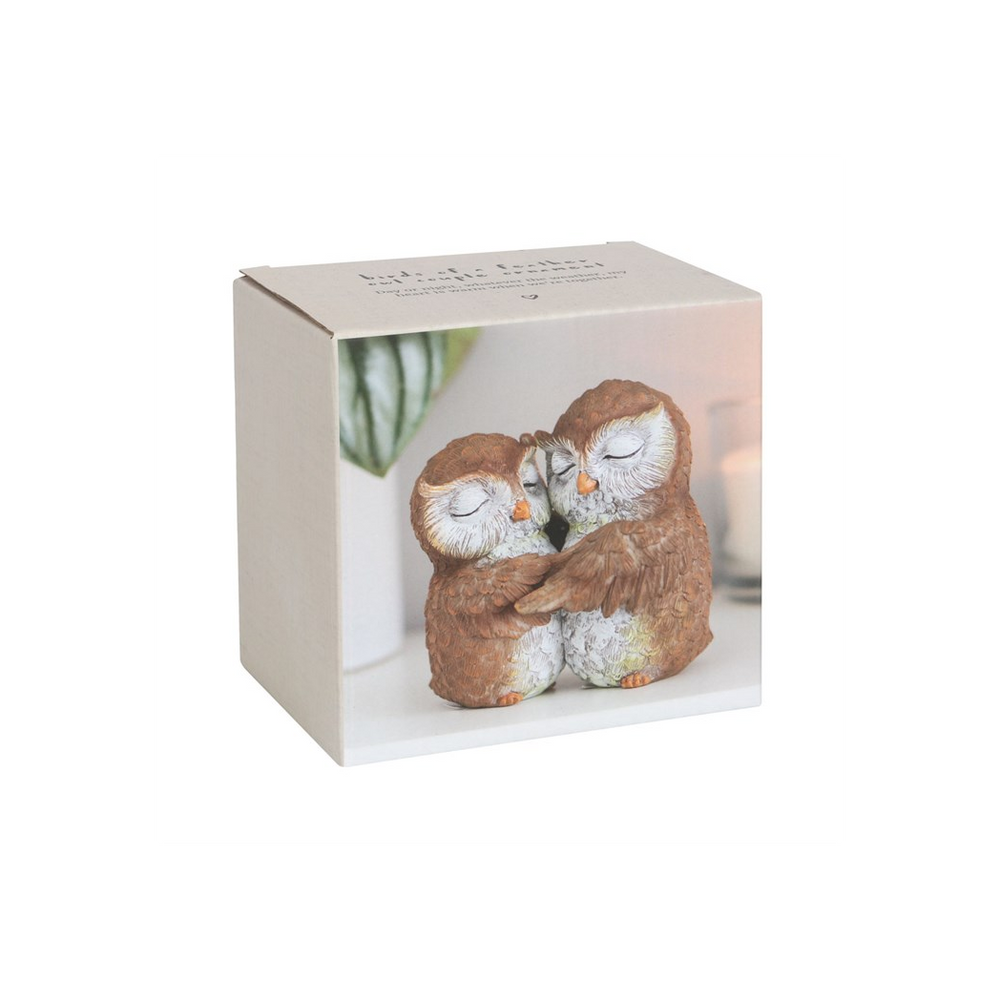 Birds of a Feather Owl Couple Ornament